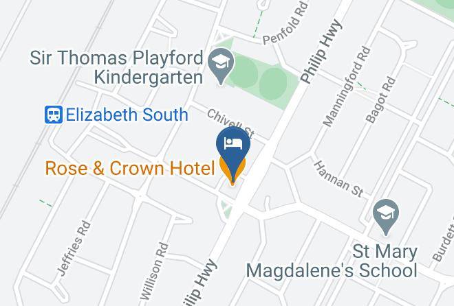 Playford - Nightcap At Rose & Crown Hotel Maps
