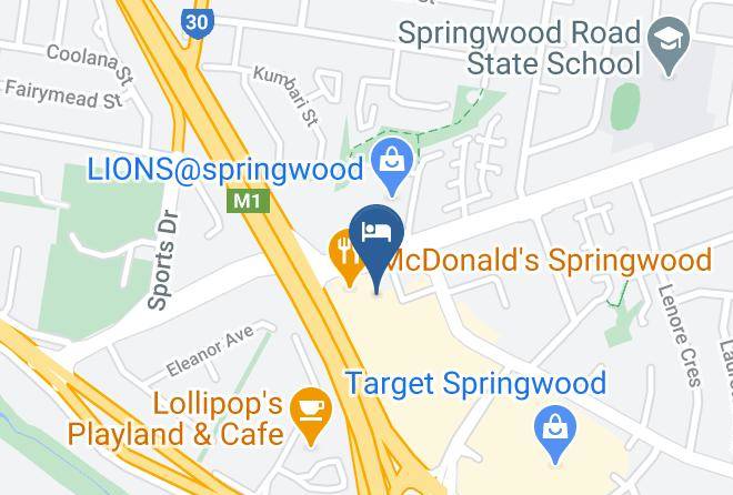 Nightcap At Springwood Hotel Map