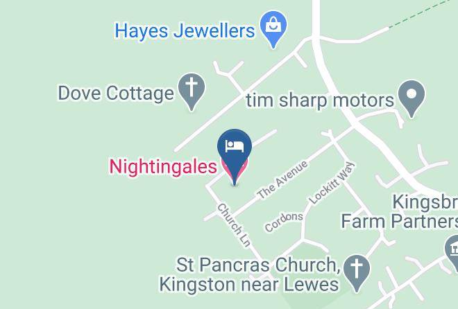 East Sussex - Nightingales Maps