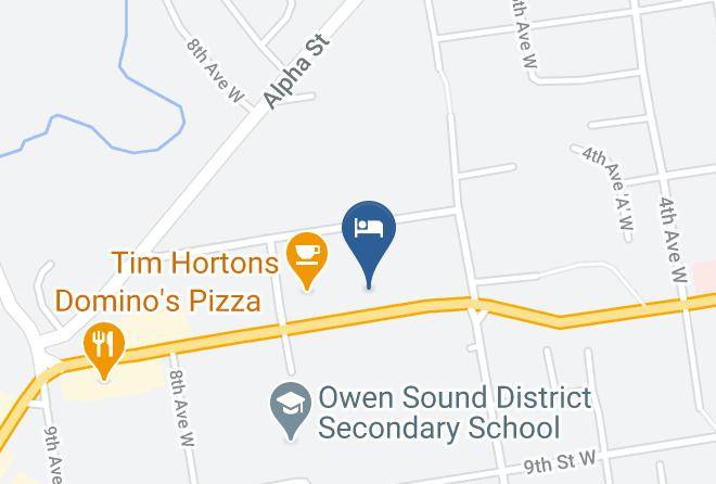 Grey - Nights Inn Owen Sound Maps