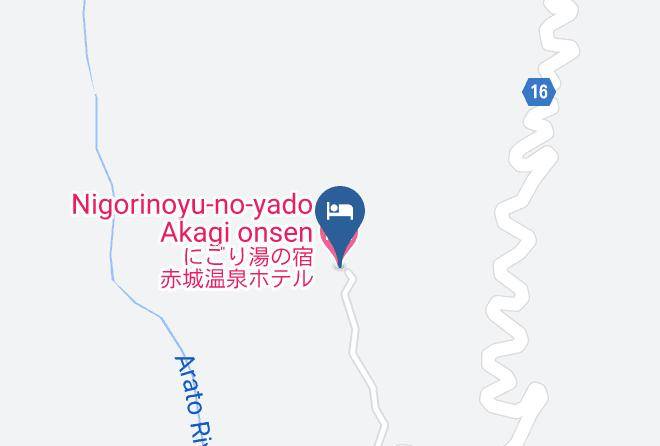 Maebashi City - Nigorinoyu No Yado Akagi Onsen Hotel Maps