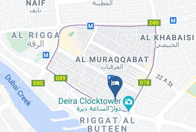 Dubai - Nihal Hotel Maps