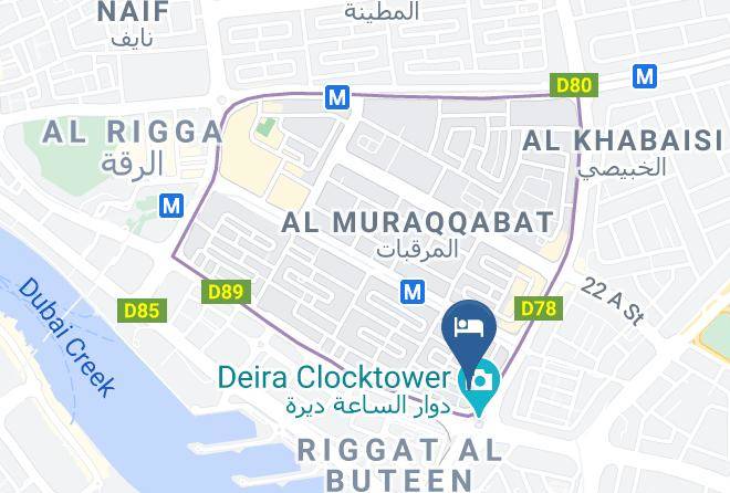 Dubai - Golden Tulip Nihal Palace Hotel Maps