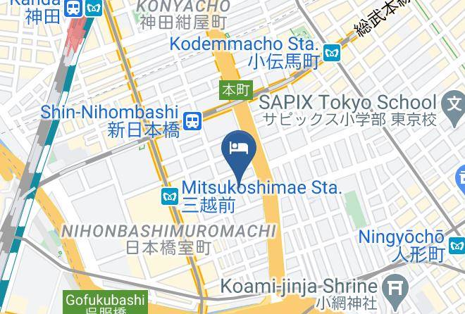 Chuo Ward - Nihonbashi Muromachi Bay Hotel Maps