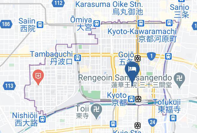 Kyoto City Shimogyo Ward - Nihonkan Maps
