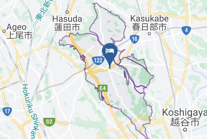 Saitama City Iwatsuki Ward - Niiza Daily Hotel Maps
