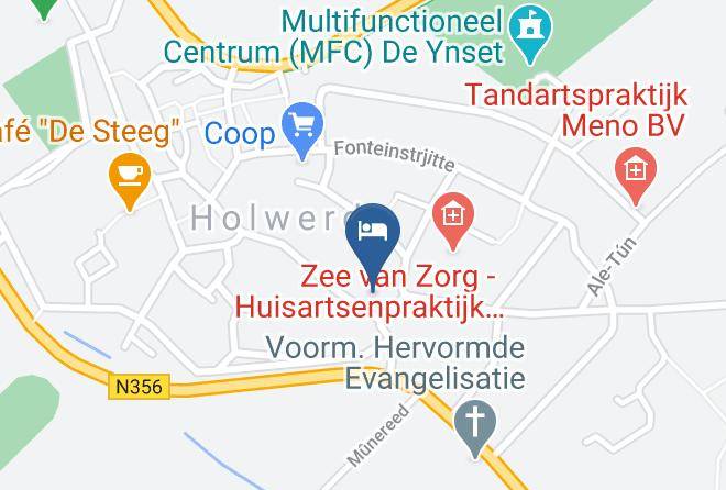 Noardeast Fryslan - Nij Bonga Rustpunt Zelfbedieningsterras Maps