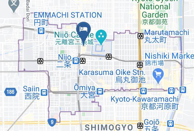 Kyoto City Nakagyo Ward - Nijo Kikyo Tei Maps
