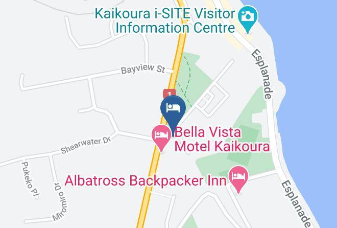 Kaikoura - Nikau Lodge Maps