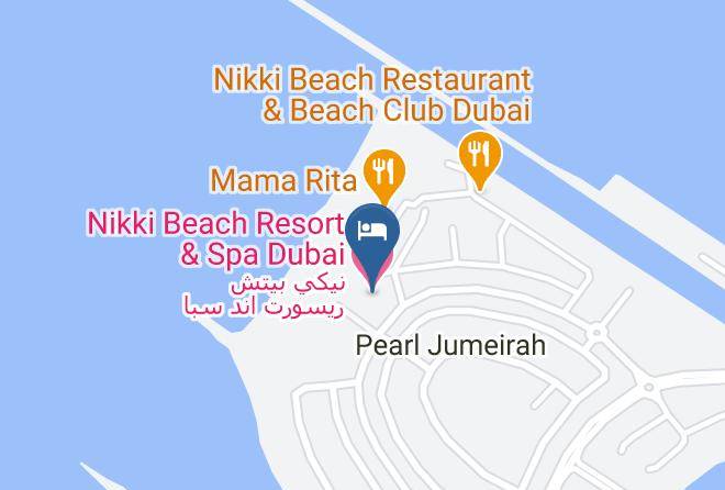 Dubai - Nikki Beach Resort & Spa Dubai Maps