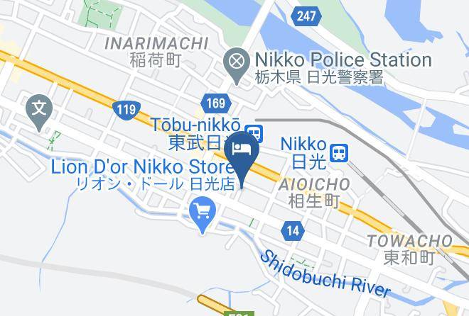Nikko City - Nikko Station Hotel Ii Bankan Maps