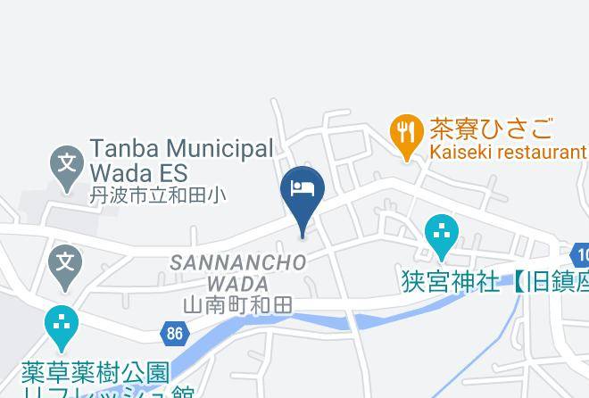 Tamba City - Nikoniko Capsule Hotel Maps