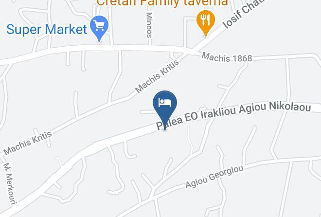 Iraklion - Nikos Hotel Maps