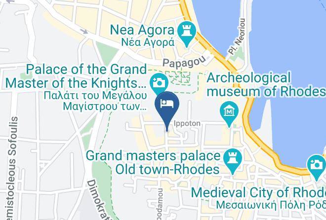 Dodecanese - Nikos Takis Fashion Hotel Maps