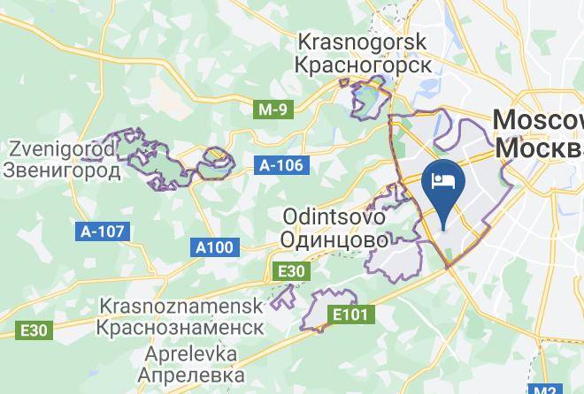 Moscow - Nikulinskaya Mini Hotel Maps