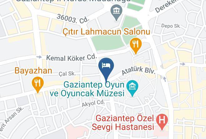 Sahinbey - Nil Otel Maps