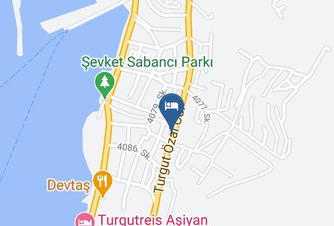 Bodrum - Nil Marin Hotel Maps