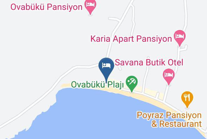 Mugla - Nil Pansiyon Maps