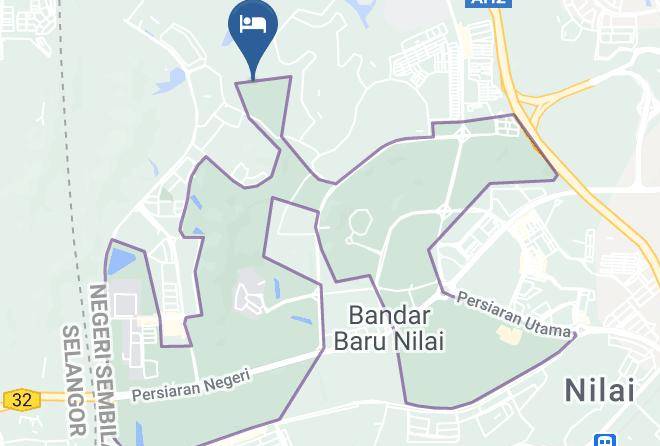 Nilai Springs Resort Hotel Map