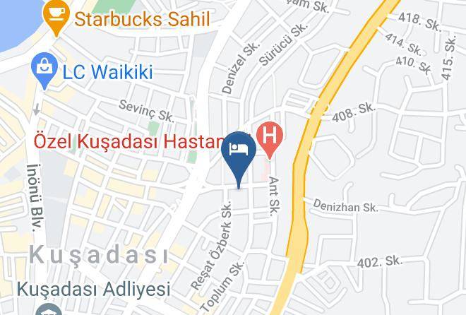 Kusadasi - Nilay Hotel Maps