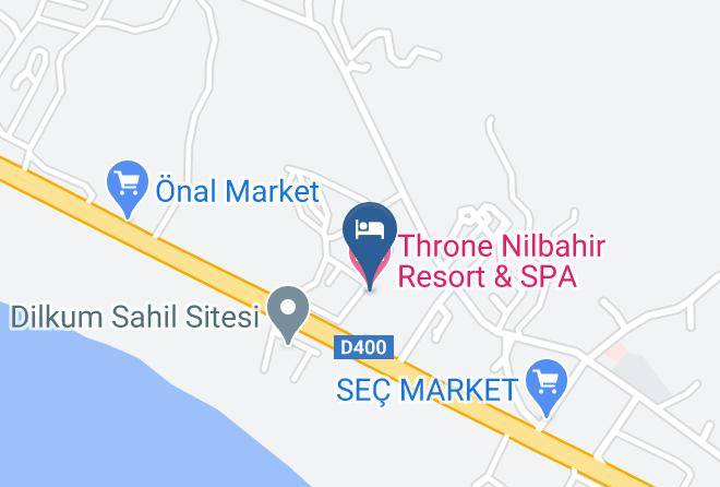 Manavgat - Throne Nilbahir Resort & Spa Maps