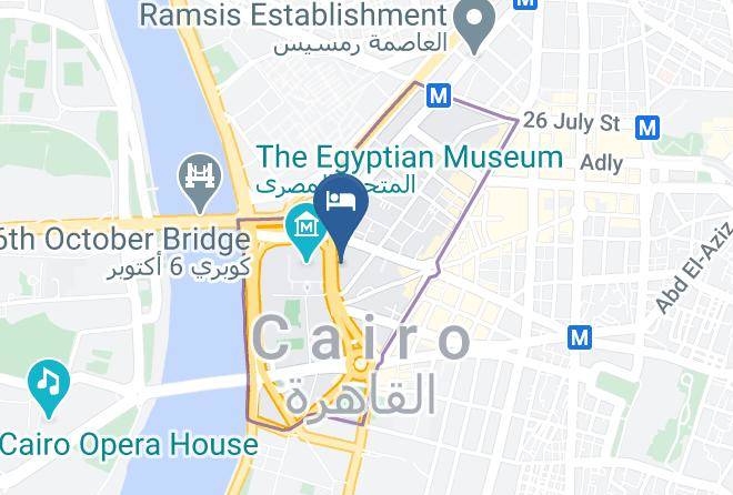 Cairo - Nile Crystal Hotel Maps