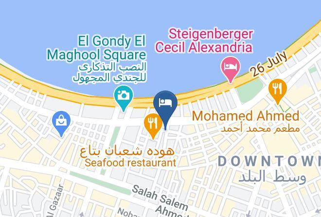 Alexandria - Nile Excelsior Hotel Maps