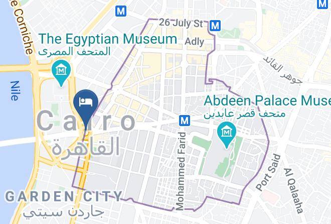 Cairo - Nile Meridien Hotel Maps