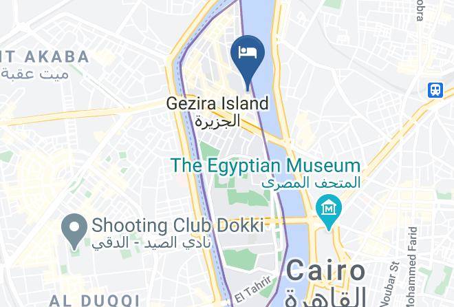 Cairo - Nile Zamalek Hotel Roof Top Maps