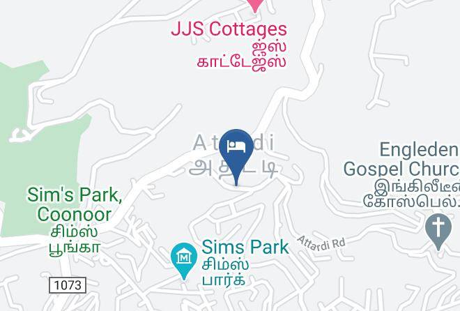 Coonoor - Nilgiris Hotels Maps