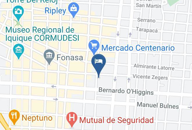 Iquique Province - Hotel Nilkamar Maps