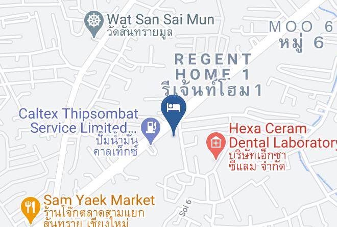 Nilkamhang Mansion Map - Chiang Mai - Amphoe San Sai
