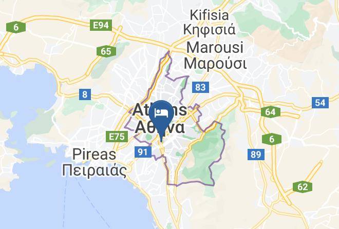 Central Athens - Nina's Athenian Loft Maps