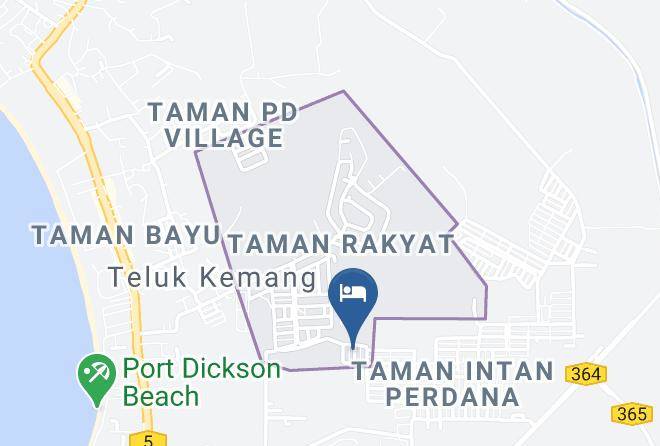 Sirusa - Nine Homestay Port Dickson Maps