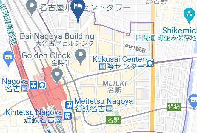 Nagoya City Nakamura Ward - Nine Hours Nagoya Station Maps