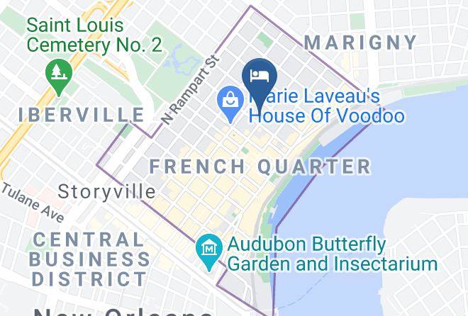 Orleans Par - Nine O Five Royal Hotel Maps