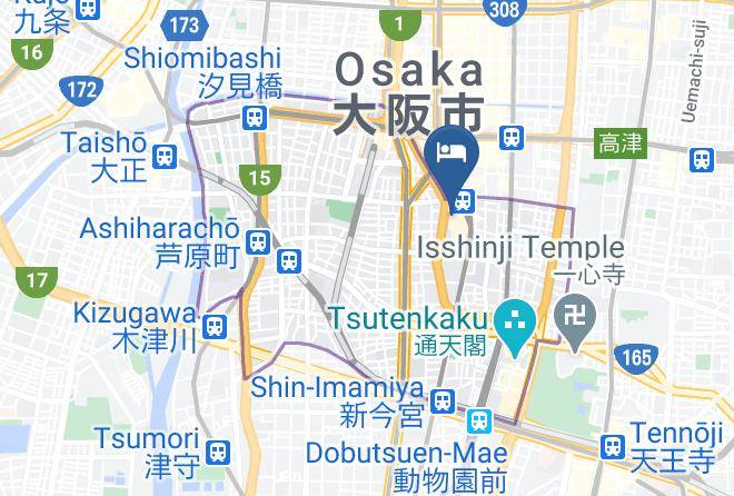 Osaka City Naniwa Ward - Ninehours Namba Station Maps
