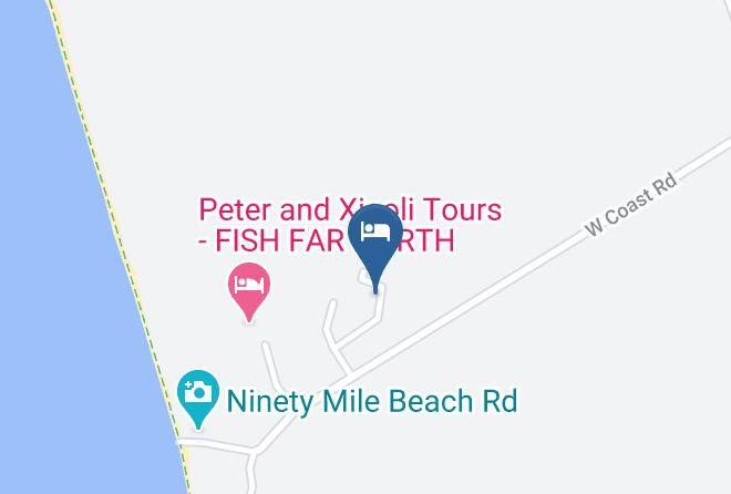 Far North - Ngapae Holiday Park 90 Mile Beach Maps