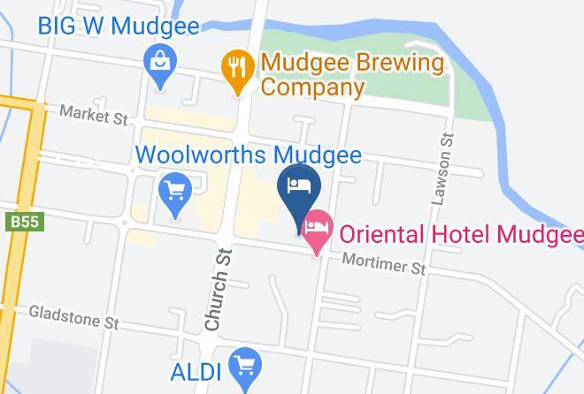 Mid Western Regional - Ningana Motel Maps