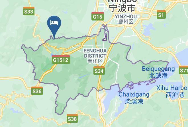 Ningbo Zhonglin Nanyuan Yunshang Qingxi Hotel Map