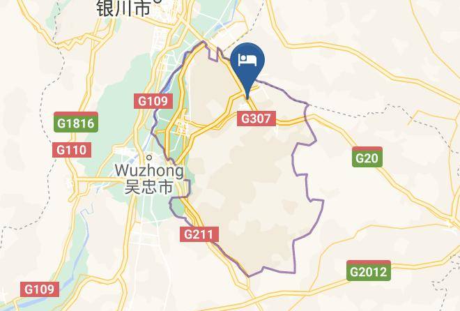 Yinchuan - Ningdong Hotel Maps
