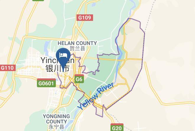 Yinchuan - Ningxia Argent Hotel Maps