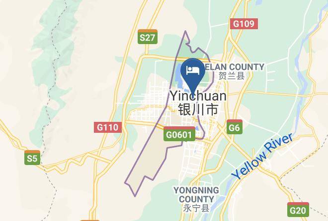 Yinchuan - Ningxia Dejilinka Hotel Maps