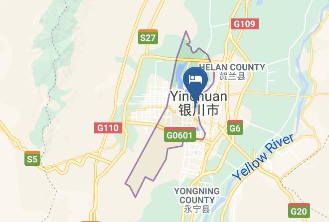 Yinchuan - Ningxia Hongli Holiday Hotel Maps