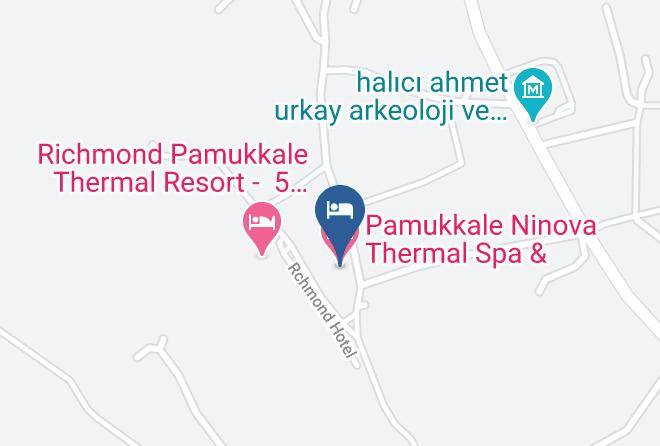 Pamukkale - Pamukkale Ninova Thermal Spa & Hotel Maps