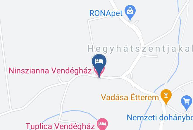 Hegyhatszentjakab - Ninszianna Vendeghaz Maps