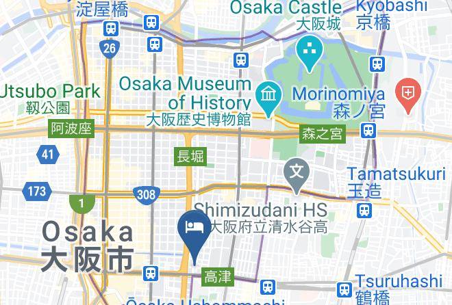 Nippombashi Crystal Hotel 2 Map