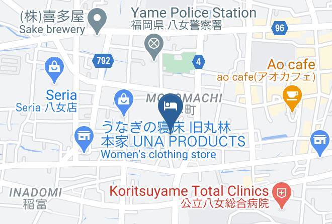 Yame City - Nipponia Hotel Yamefukushima Merchant Town Maps
