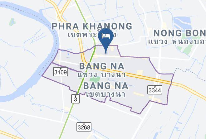 Bang Na District - Niran Grand Hotel Maps