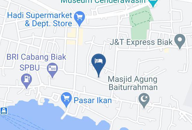 Biak Numfor Regency - Nirmala Hotel Maps